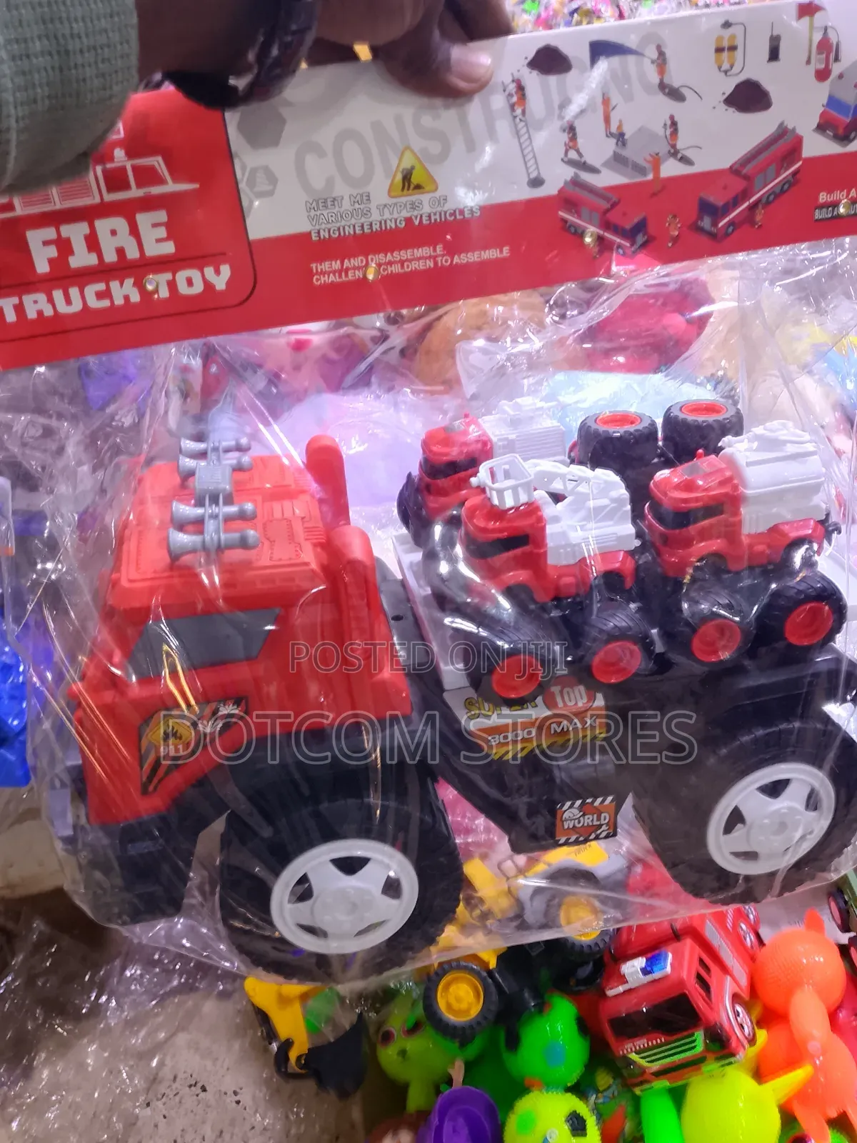 Large Fire Truck Toy Set