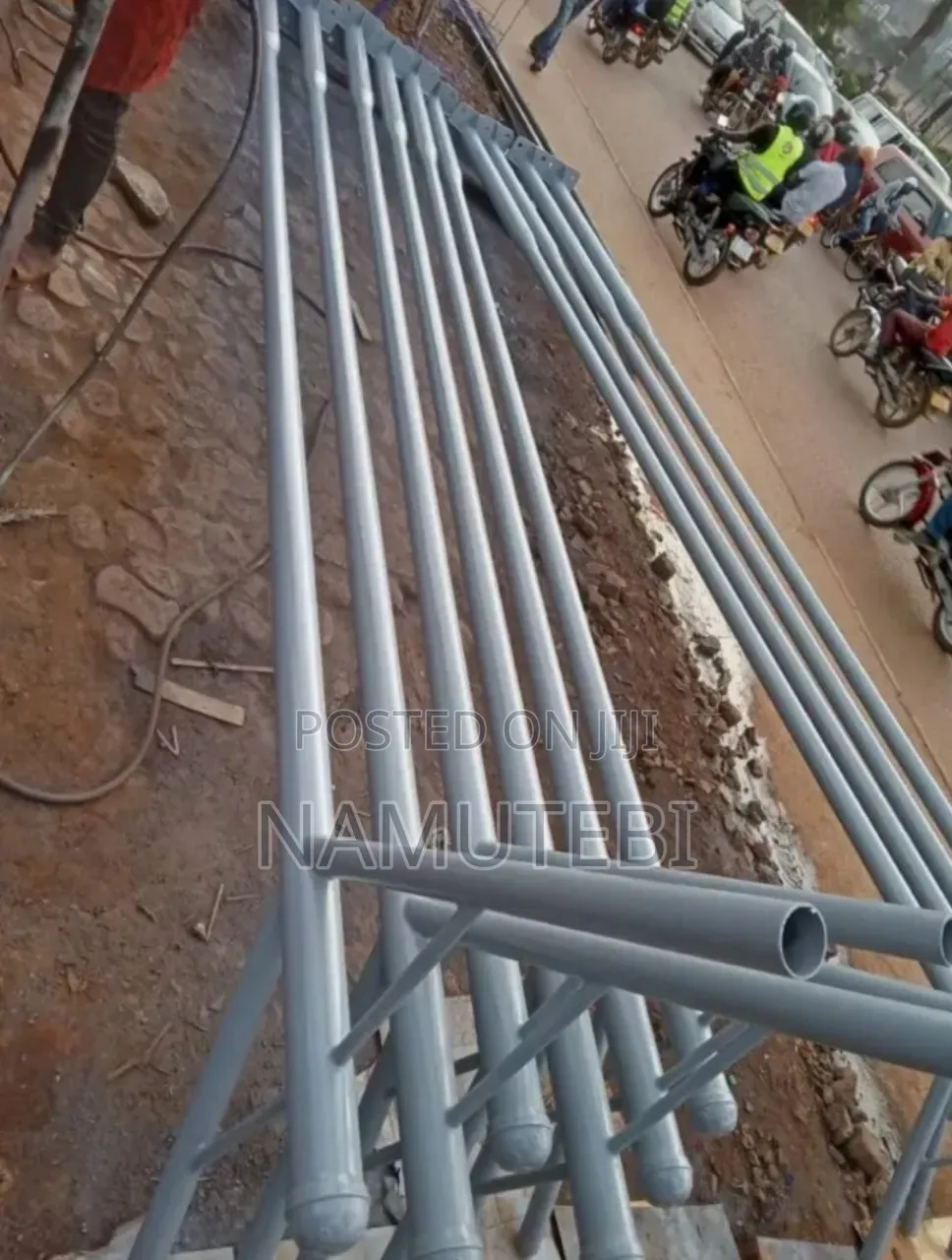 Heavy Duty Commercial Galvanized Poles