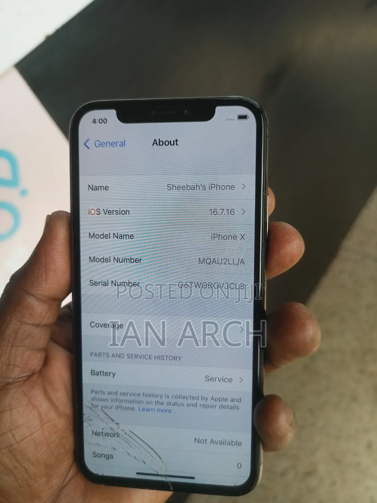 Apple iPhone X 256 GB Black