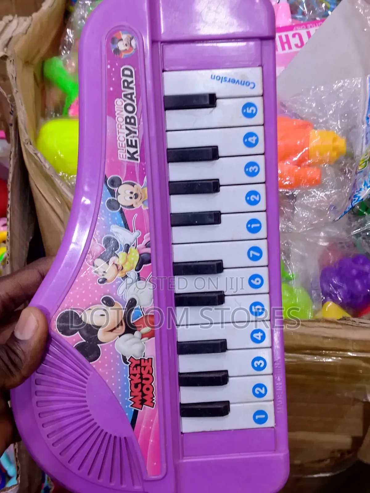 Disney Mickey Mouse Mini Electronic Piano Keyboard Toy for Kids.
