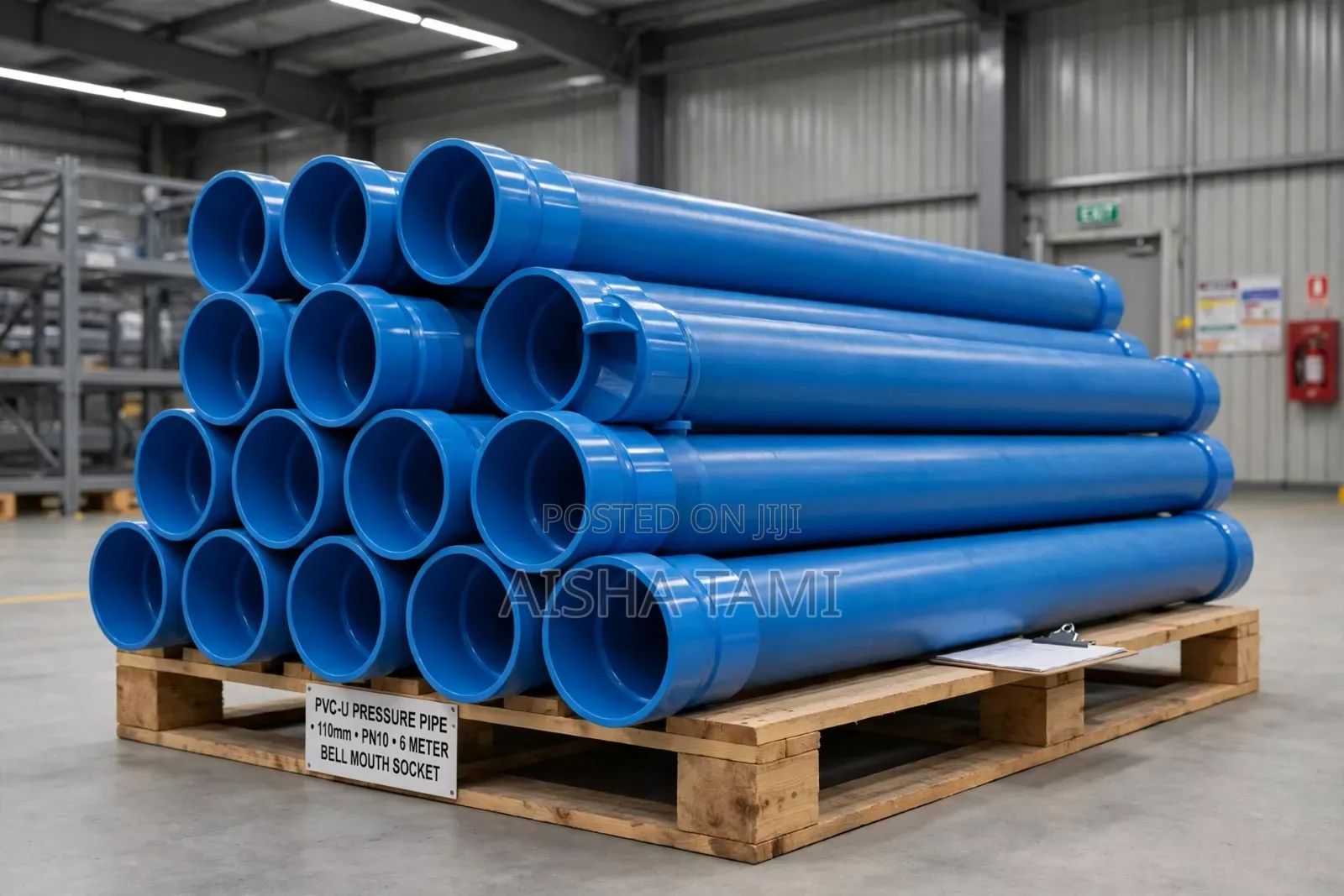 Blu PVC Water Pipes