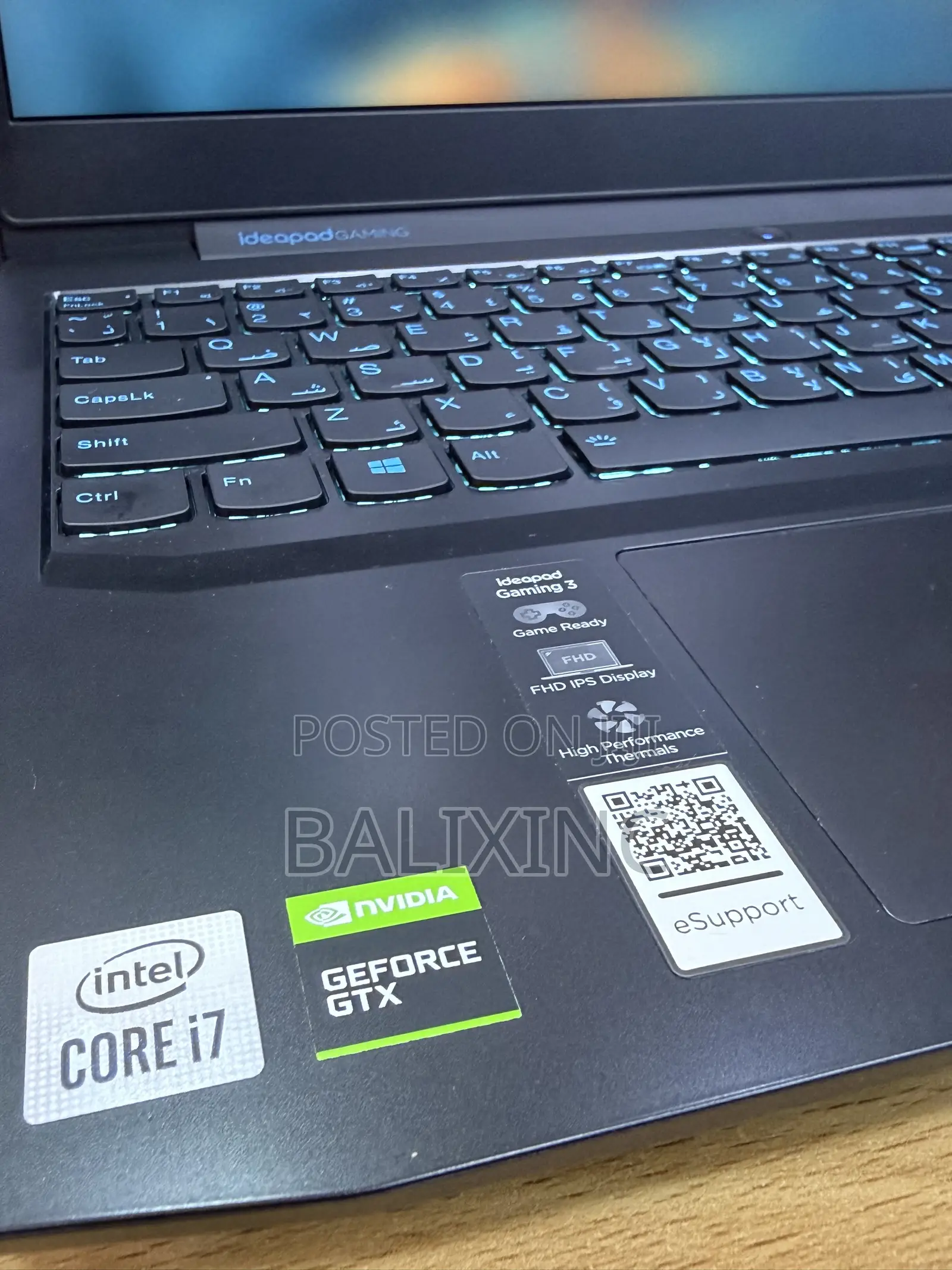 New Laptop Lenovo Ideapad Gaming 3 16GB Intel Core i7 SSD 256GB