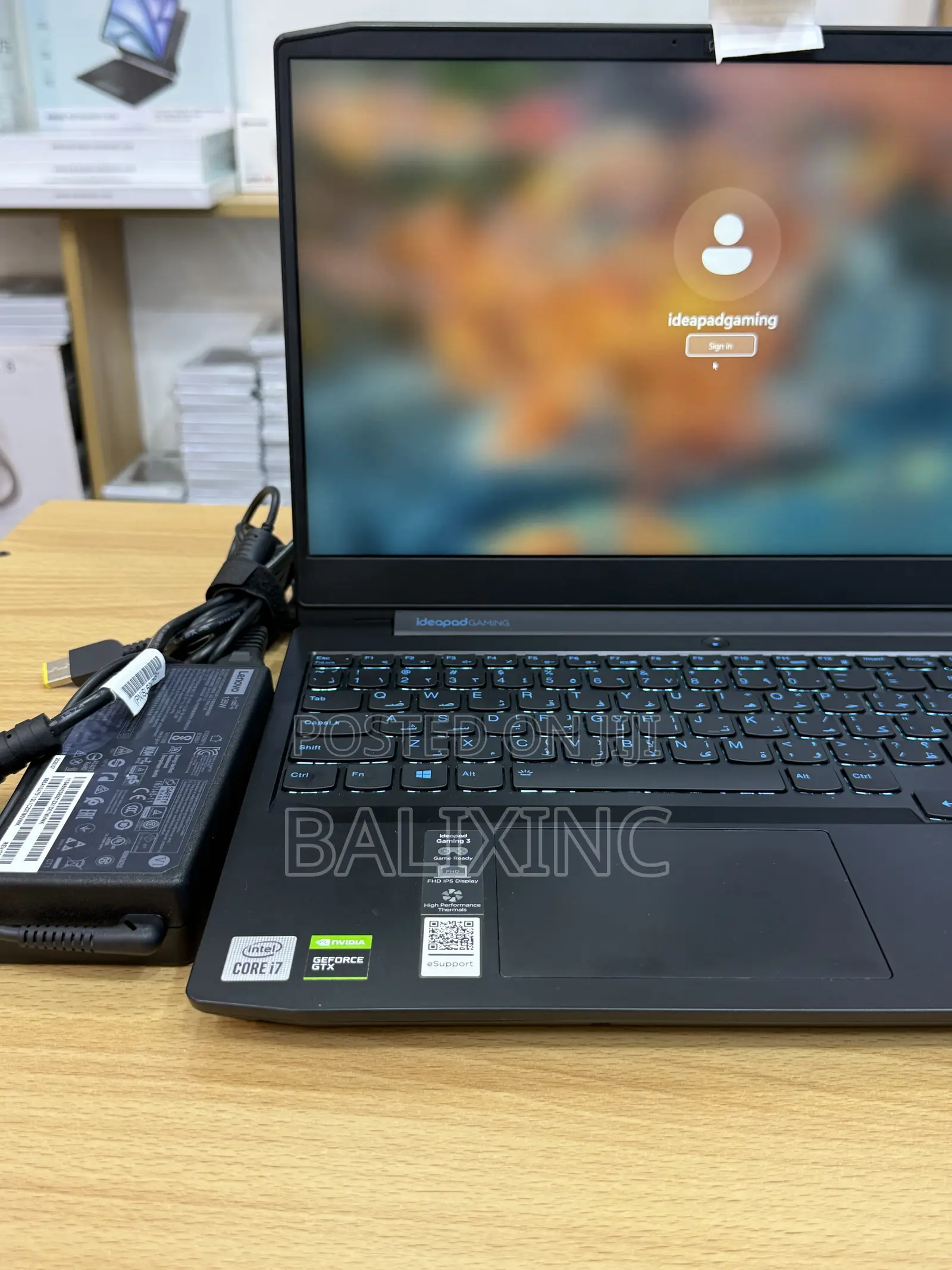 New Laptop Lenovo Ideapad Gaming 3 16GB Intel Core i7 SSD 256GB