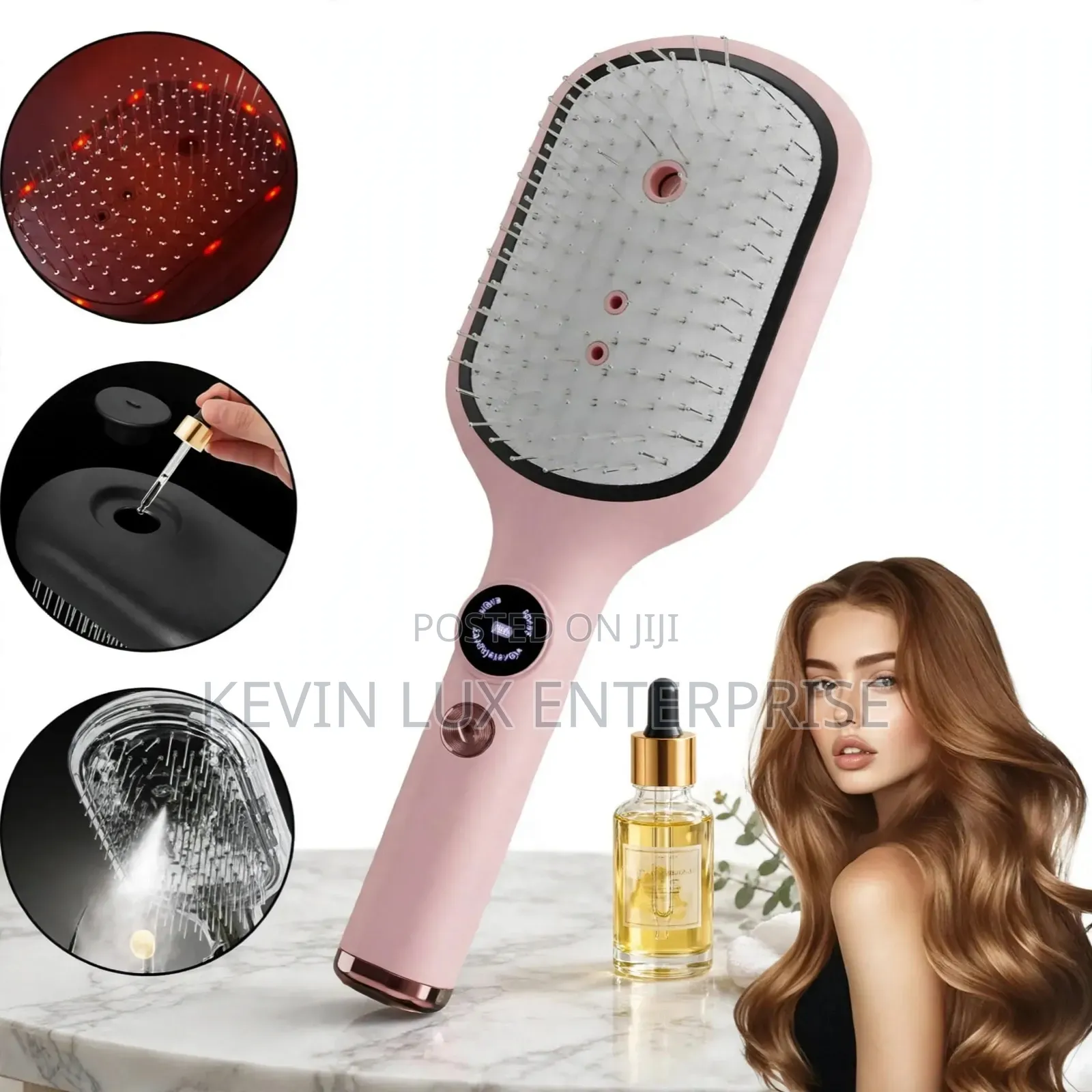 Electric Scalp Massage & Hair Oil Applicator Comb