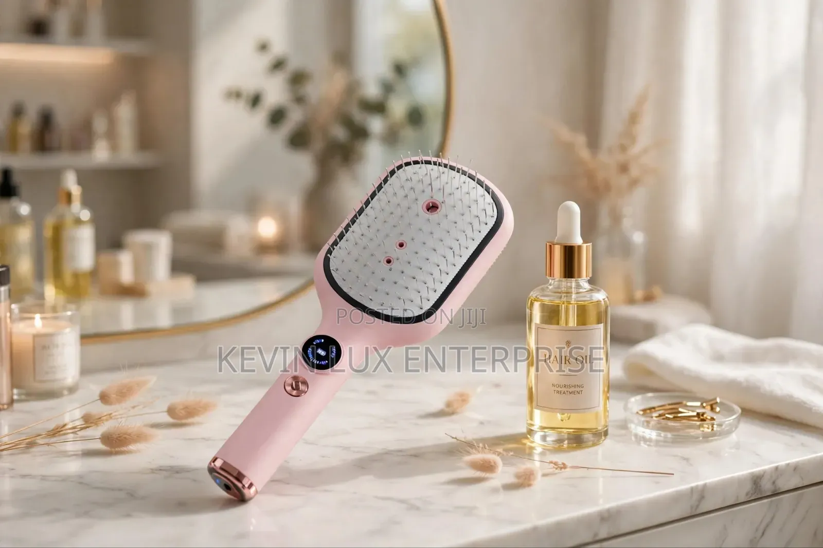 Electric Scalp Massage & Hair Oil Applicator Comb