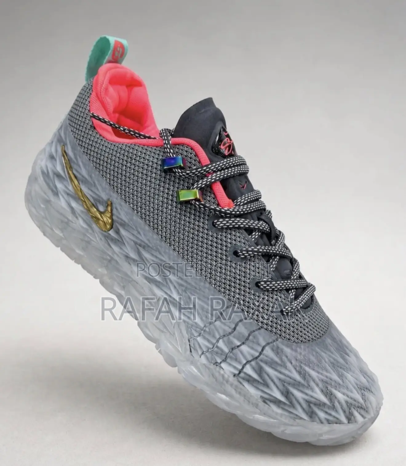 Nike S.T Charge EP Iron Metallic Gold Phantom Dust Basketball Shoes