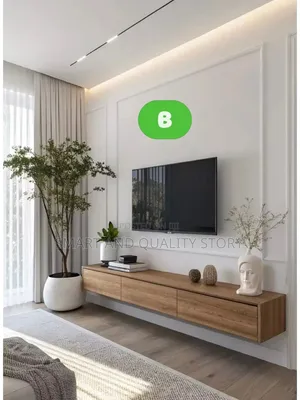 Brown Tvstand 1.8m Bianca Wall