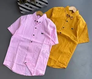 Lacoste Designs Casual Shirts. Short Sleeve