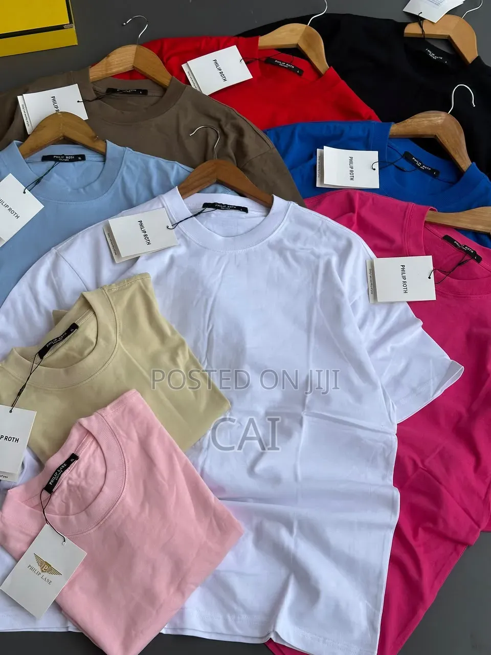 Plain Round-Neck Cotton T-Shirts