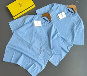 Plain Round-Neck Cotton T-Shirts