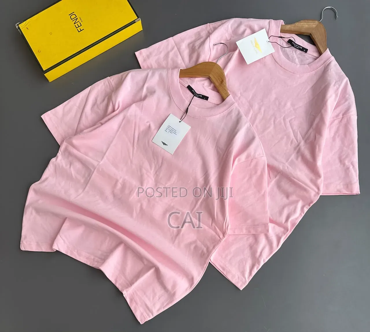 Plain Round-Neck Cotton T-Shirts