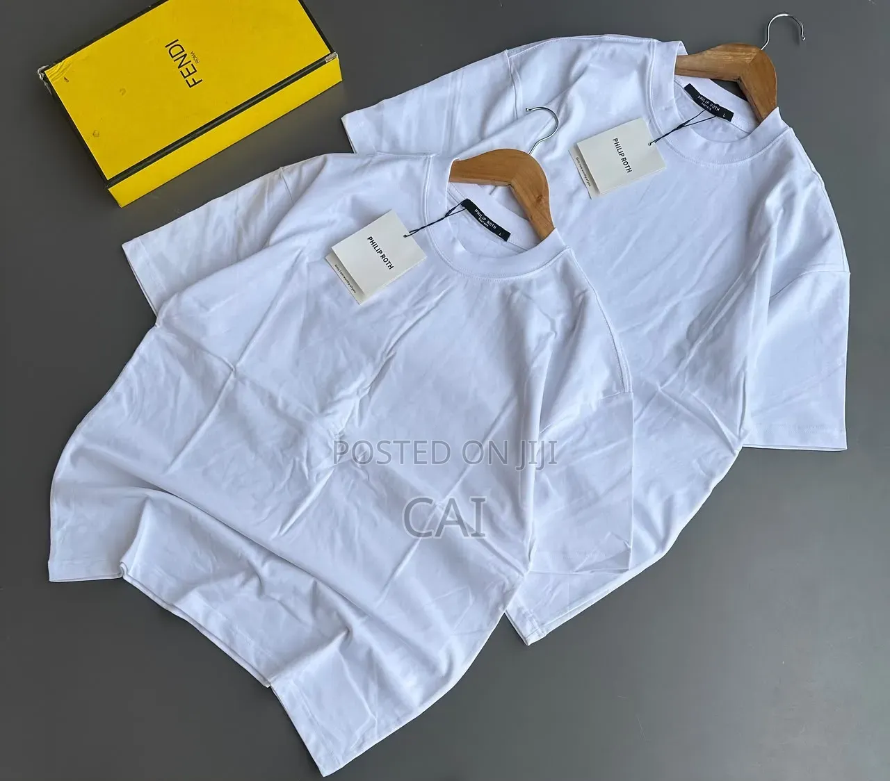Plain Round-Neck Cotton T-Shirts
