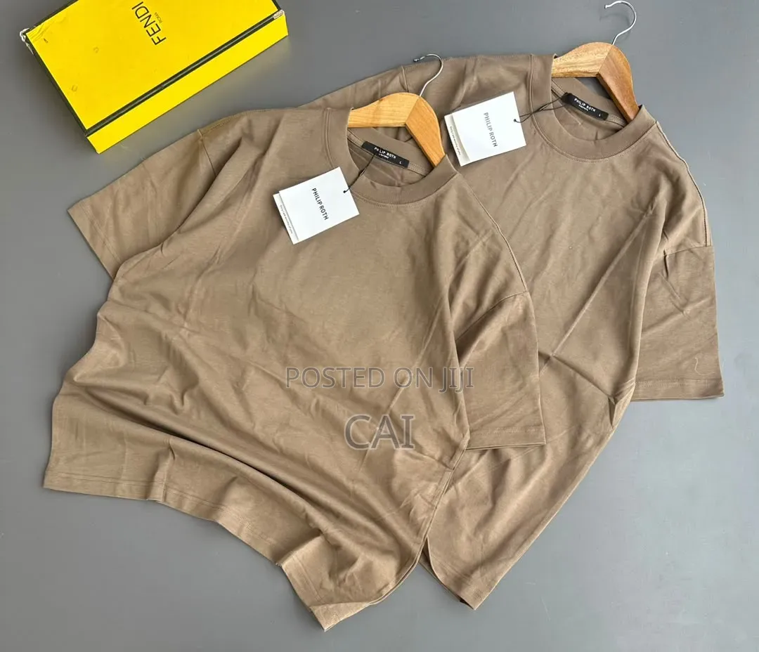 Plain Round-Neck Cotton T-Shirts