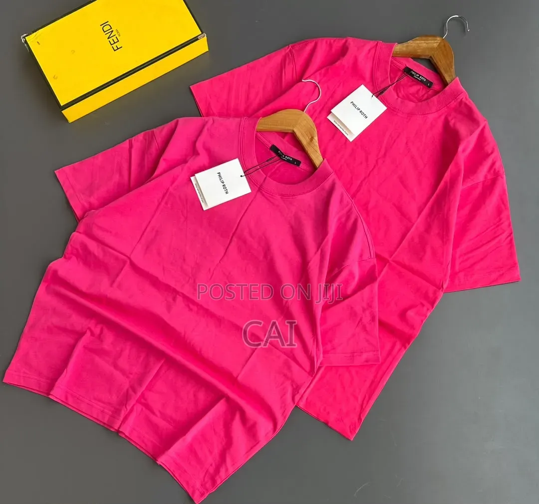 Plain Round-Neck Cotton T-Shirts