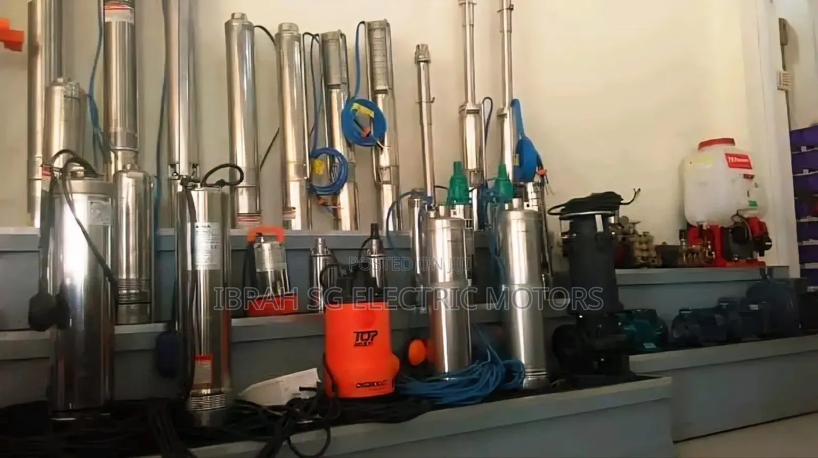 All Sizes of Submersible Pumps