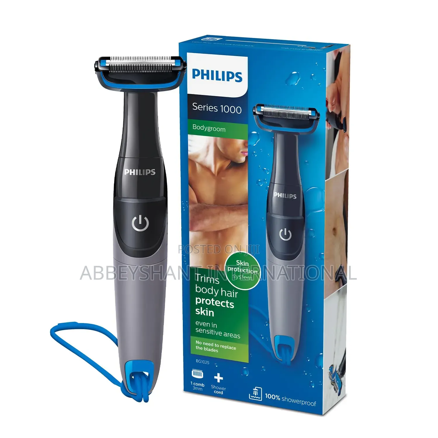 Showerproof Trimmer Philips Series 1000 Bodygroom