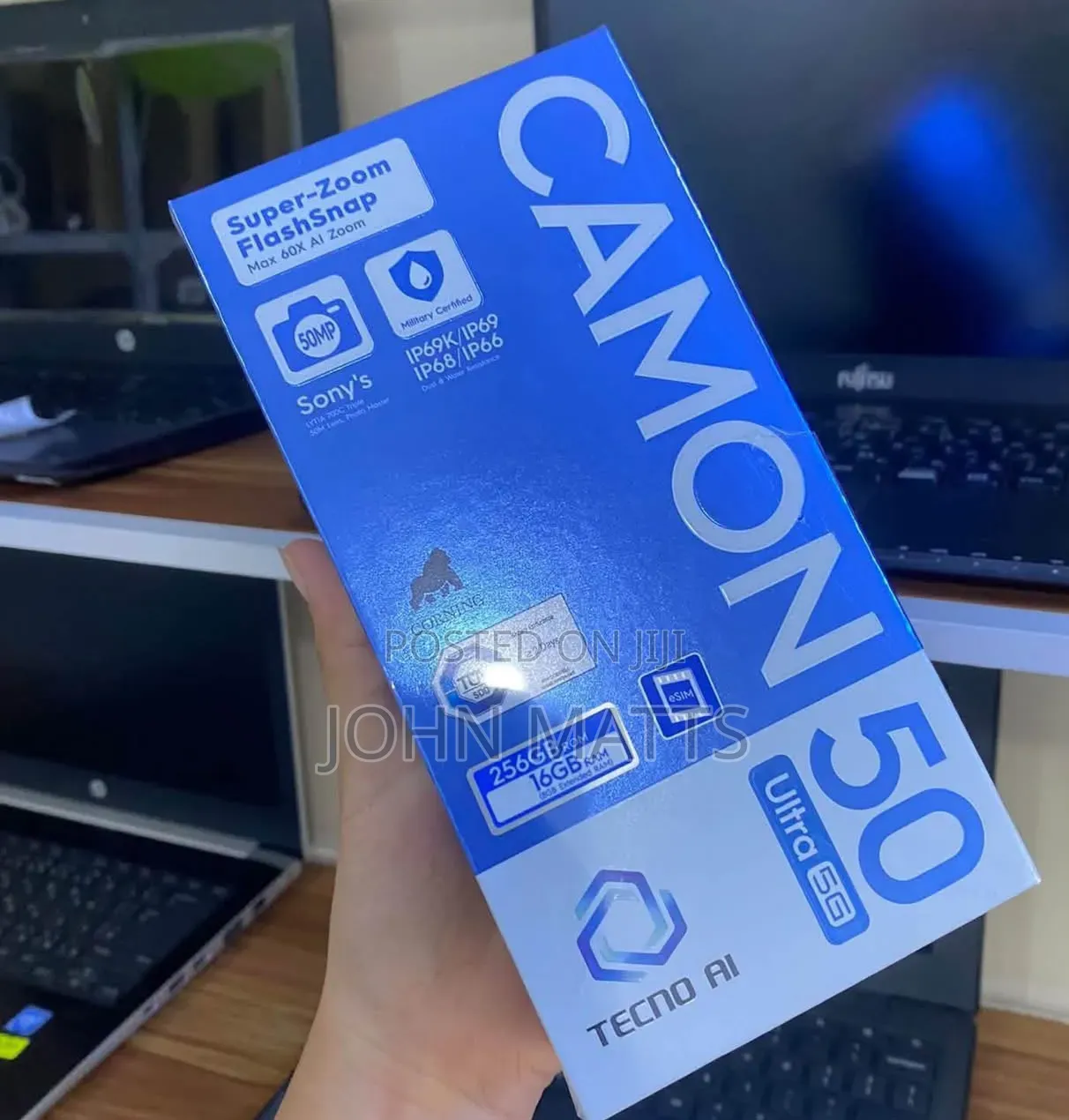 New Tecno Camon 50 Ultra 256 GB Blue