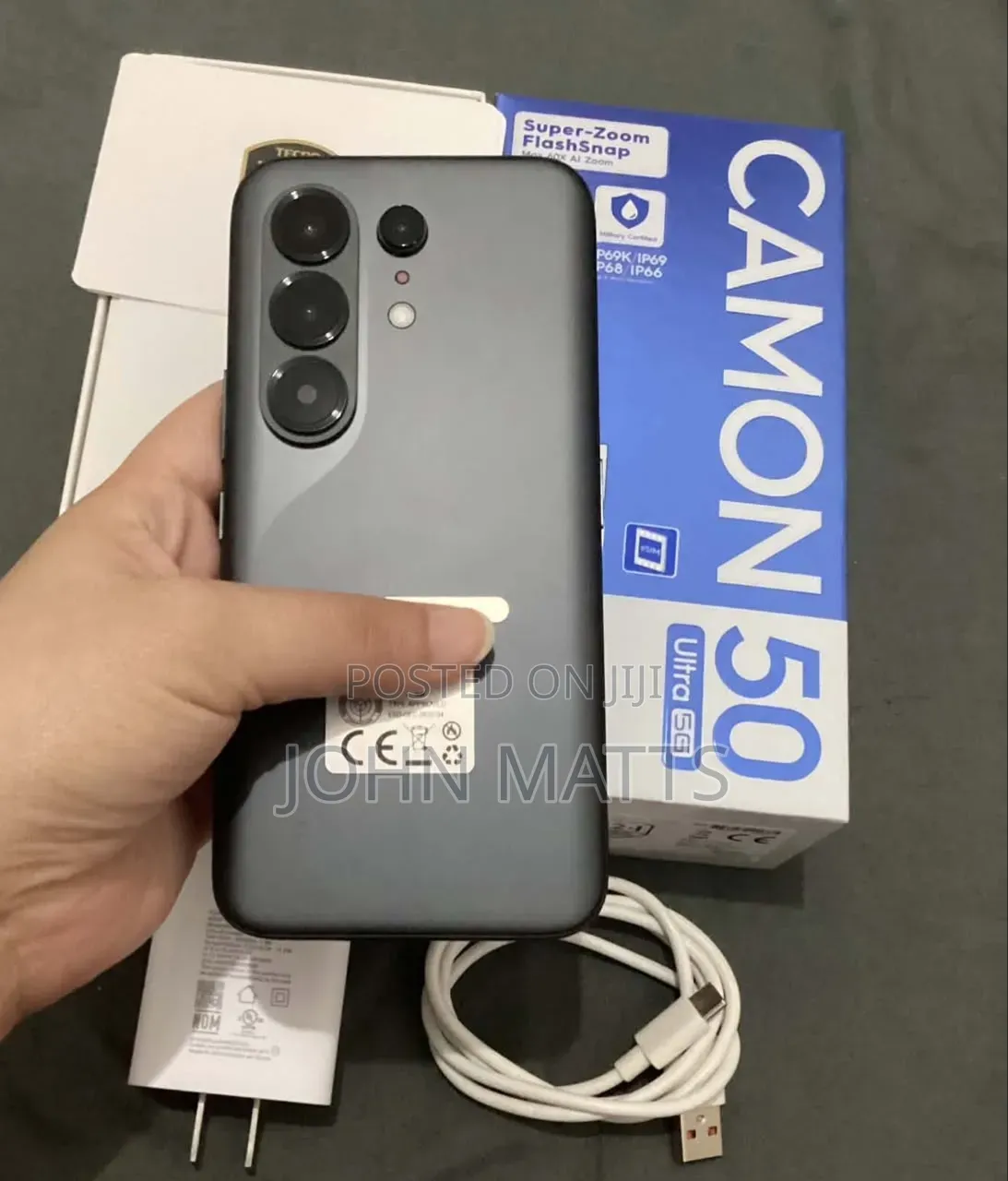 New Tecno Camon 50 Ultra 256 GB Blue