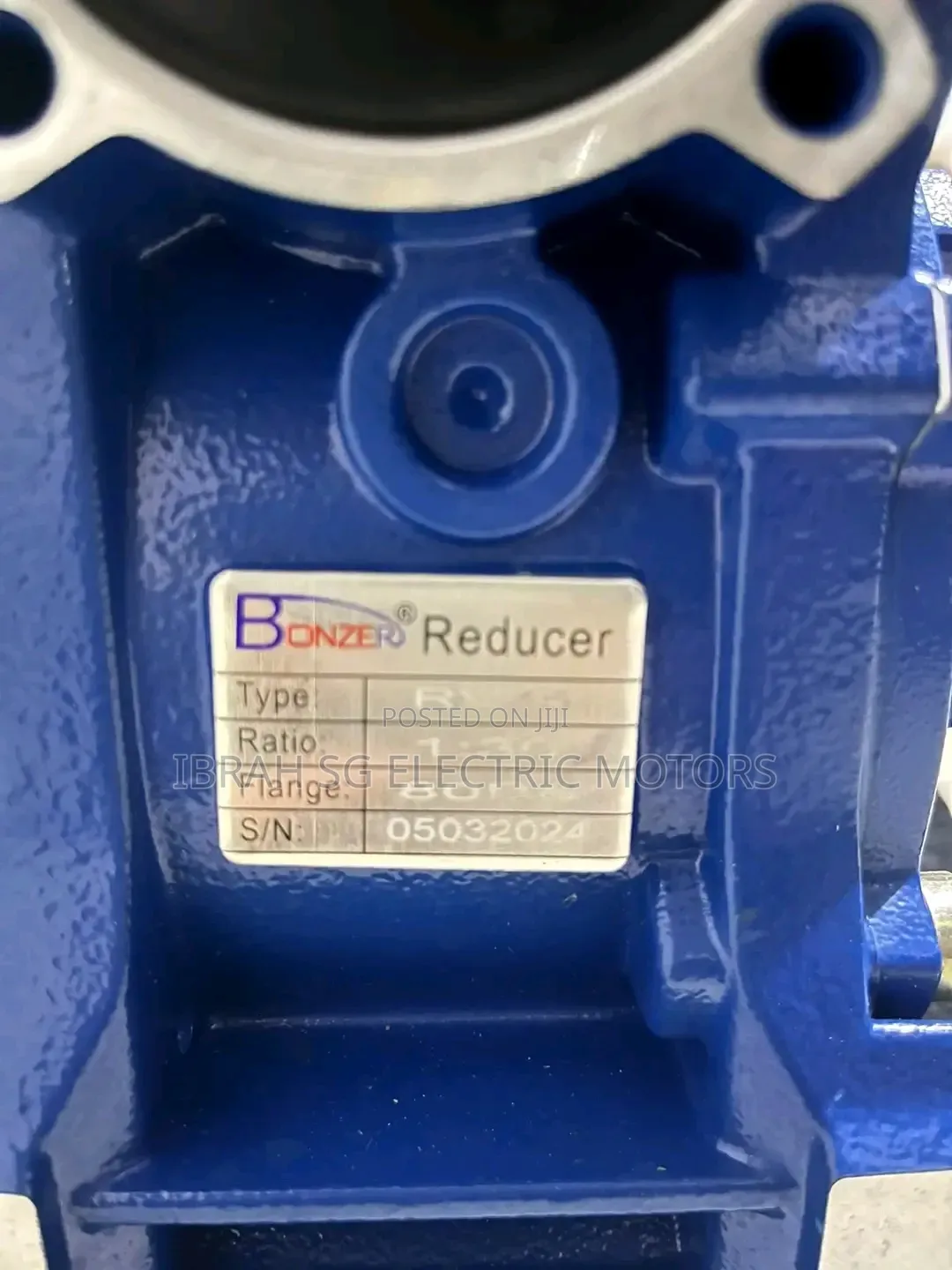 Three Phase 1hp Geared Motor 1:30 Ratio