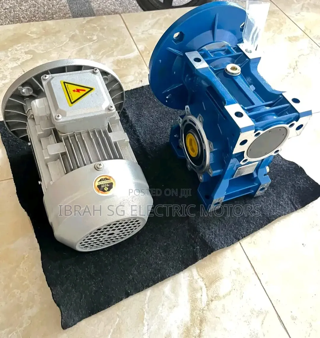 Three Phase 1hp Geared Motor 1:30 Ratio
