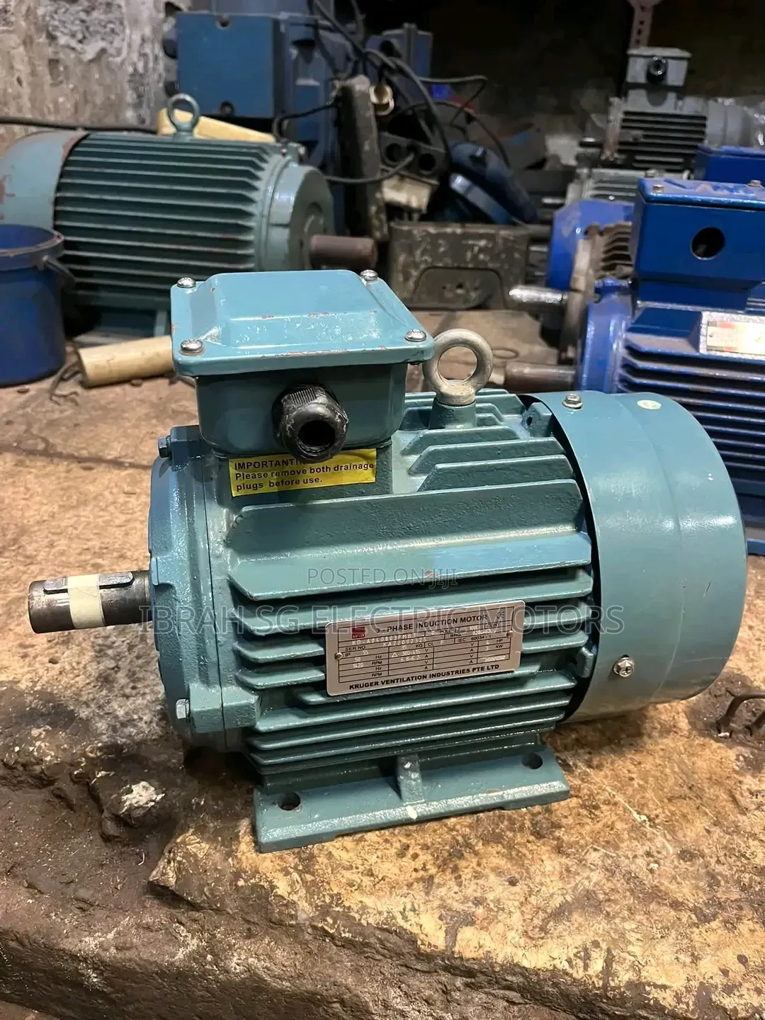Used 4HP 3phase Normal Speed Motor