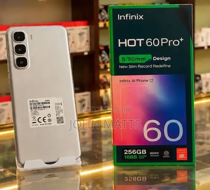 New Infinix Hot 60 Pro+ 256 GB Silver