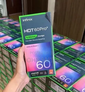 New Infinix Hot 60 Pro+ 256 GB Black