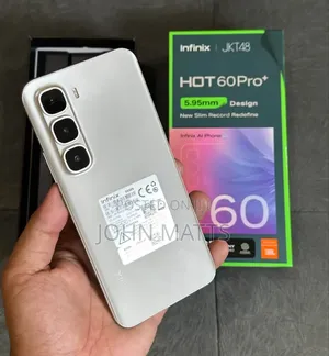 New Infinix Hot 60 Pro+ 256 GB Silver