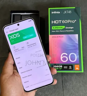 New Infinix Hot 60 Pro+ 256 GB Silver