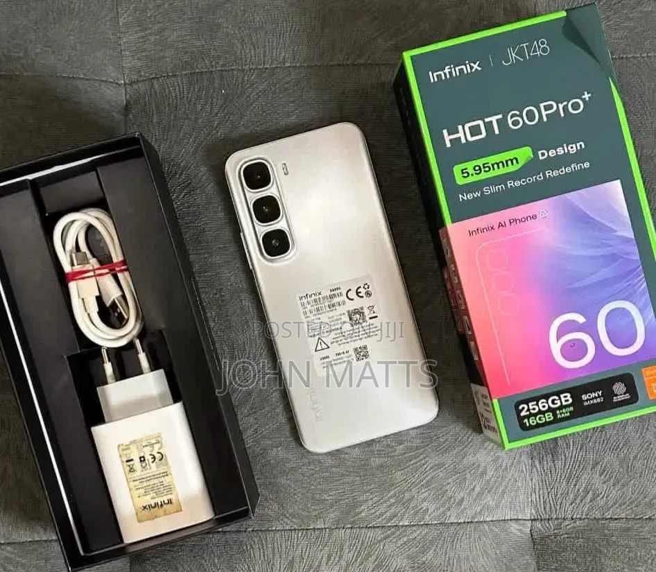New Infinix Hot 60 Pro+ 256 GB Silver