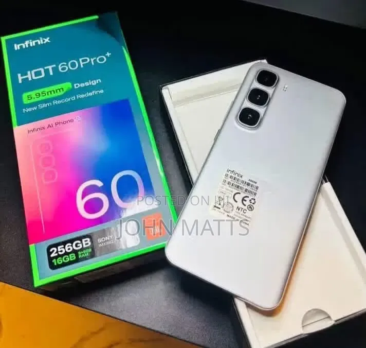 New Infinix Hot 60 Pro+ 256 GB Silver