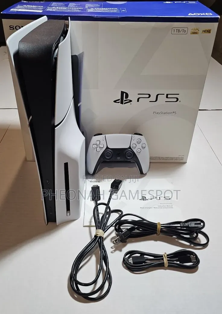 Sony PlayStation 5 PS5 Slim Disc Edition 1TB Console System Bundle BOX