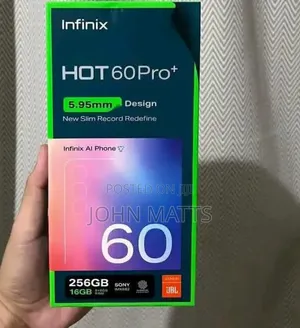 New Infinix Hot 60 Pro+ 256 GB White