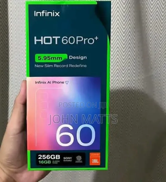 New Infinix Hot 60 Pro+ 256 GB White