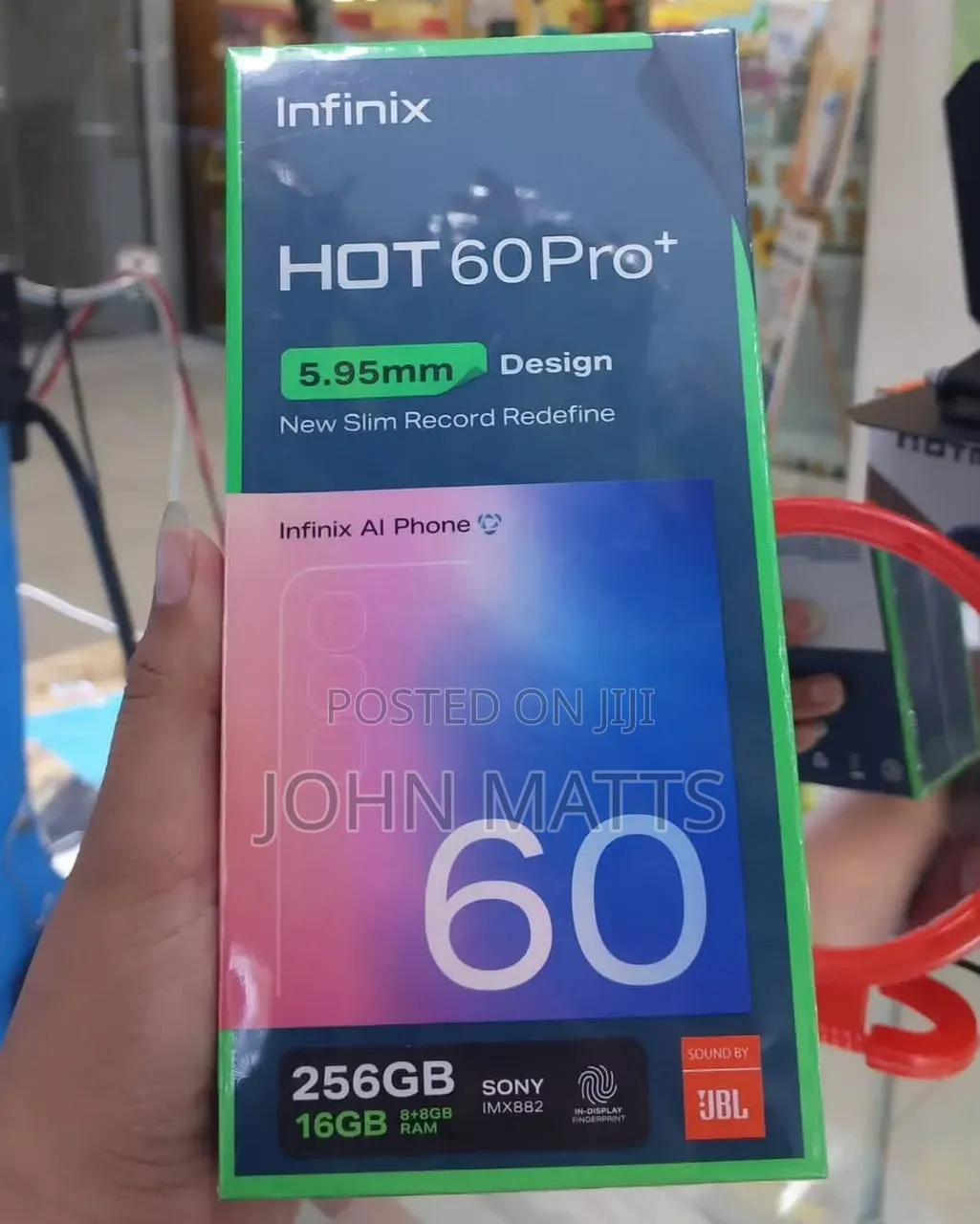 New Infinix Hot 60 Pro+ 256 GB White