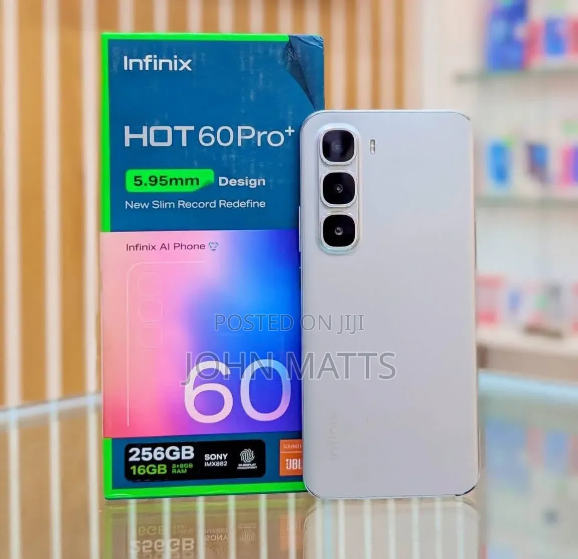 New Infinix Hot 60 Pro+ 256 GB Silver
