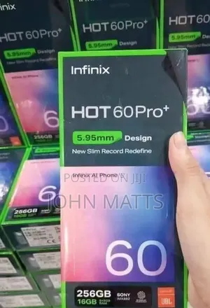 New Infinix Hot 60 Pro+ 256 GB Black