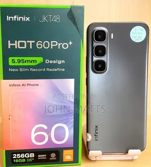 New Infinix Hot 60 Pro+ 256 GB Black