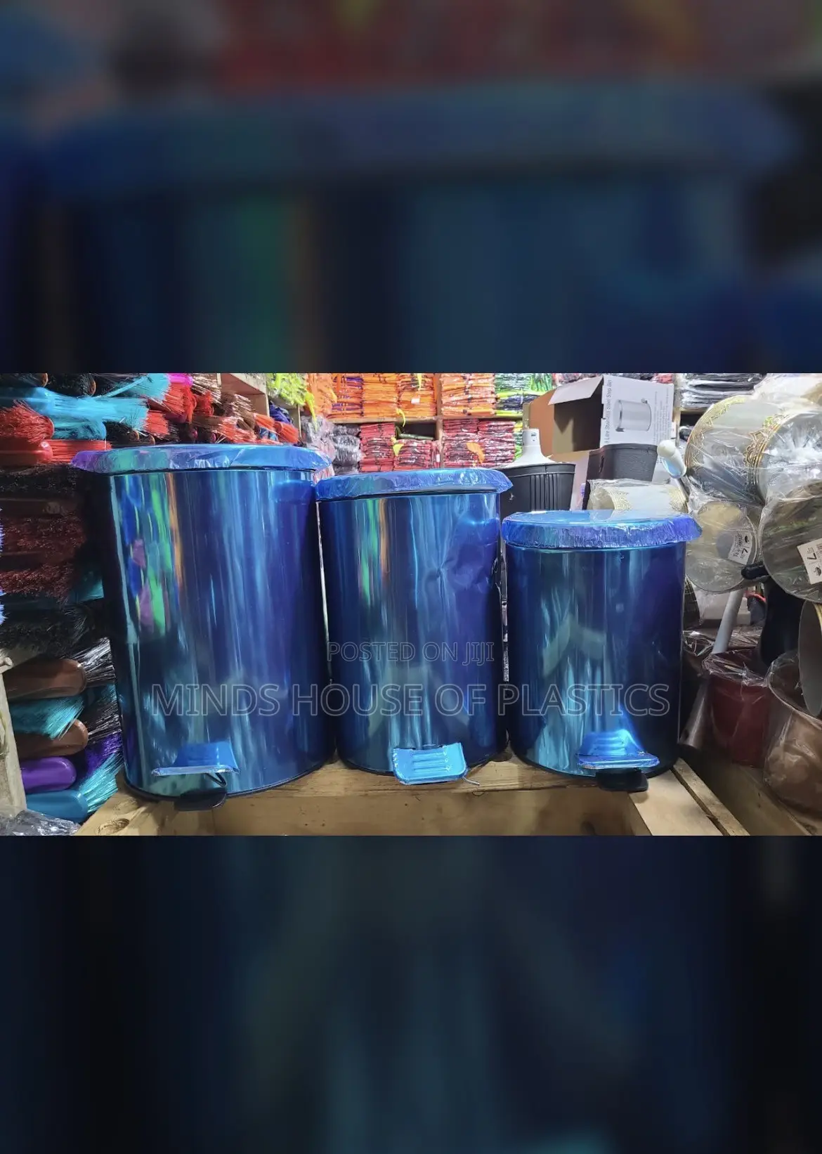 Stainless Waste Bins