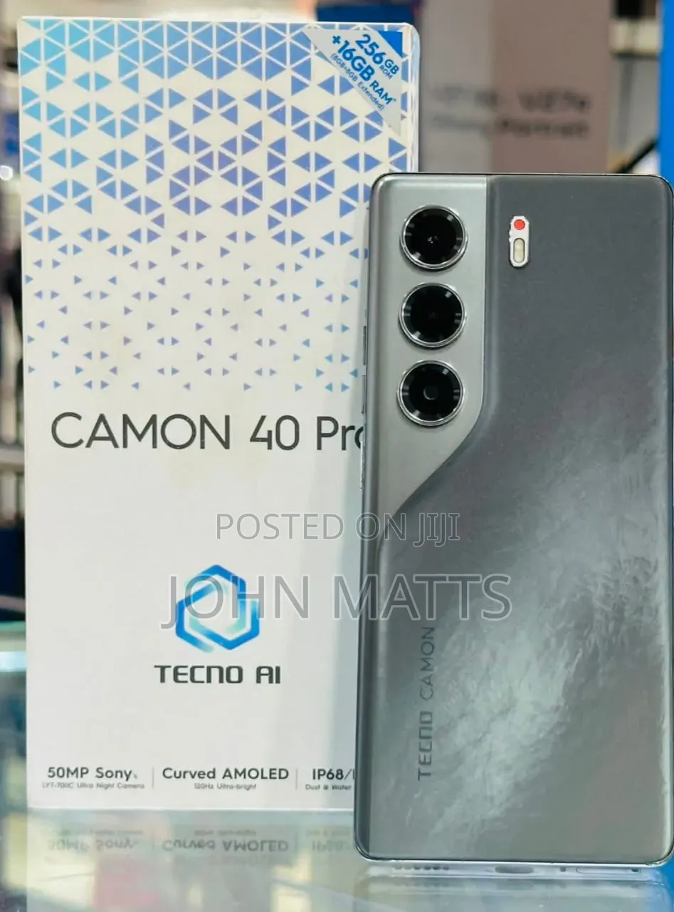 Tecno Camon 40 Pro 4G 256 GB Black