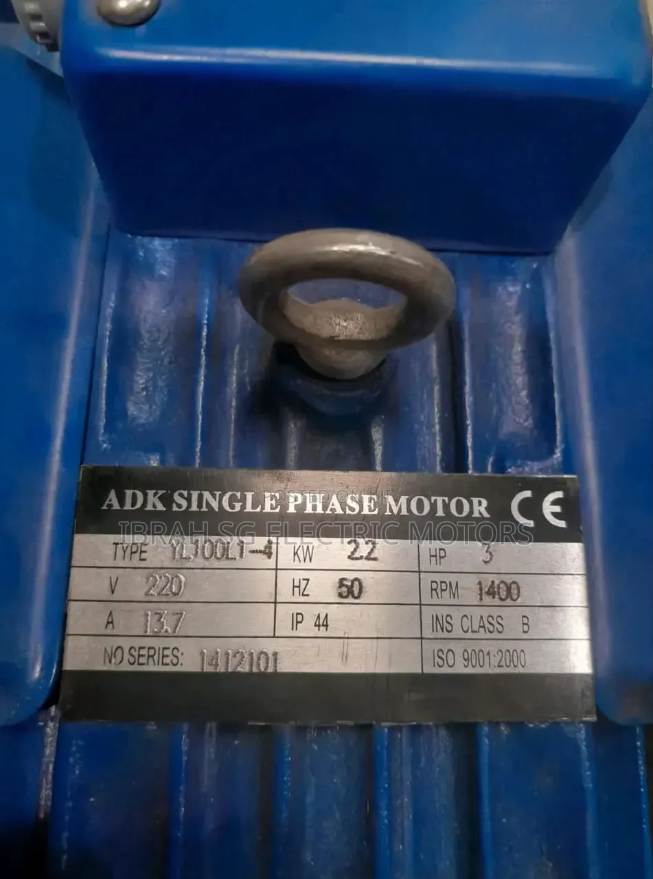 ADK Single Phase Motor 2.2kw Normal Speed