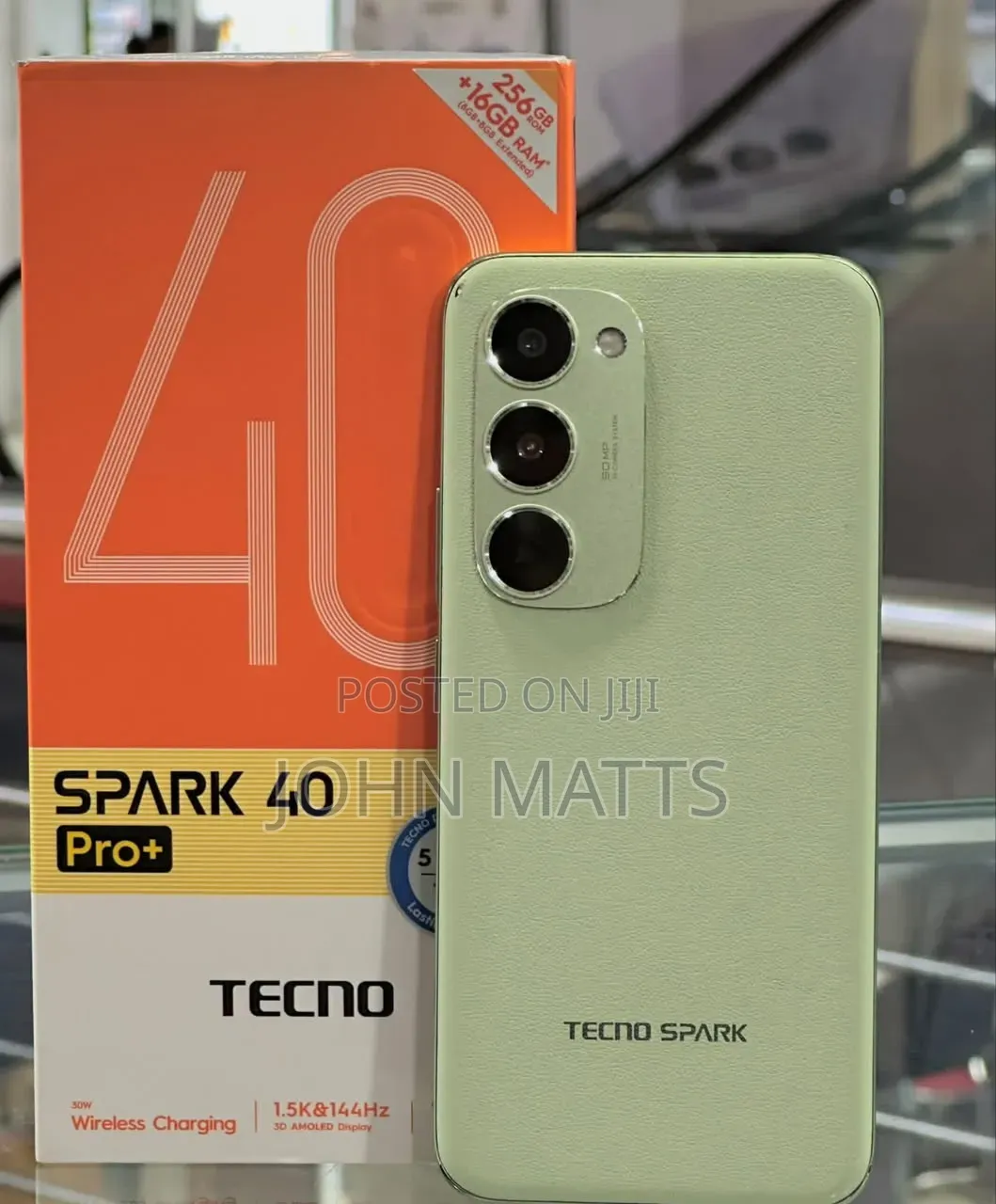New Tecno Spark 40 Pro+ 256 GB Green