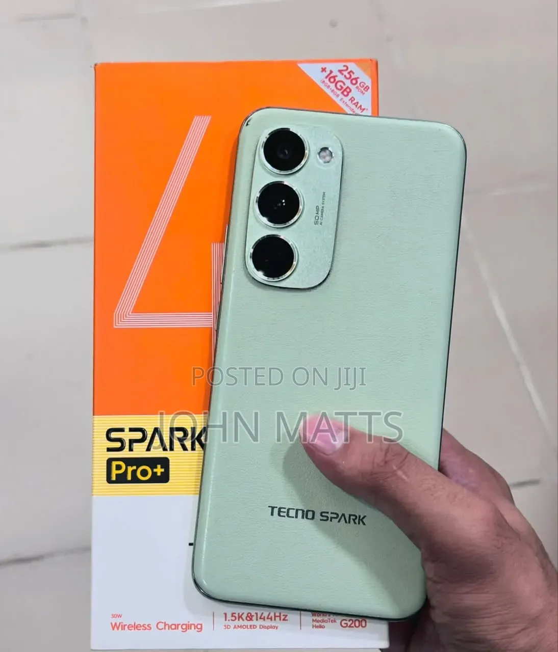 New Tecno Spark 40 Pro+ 256 GB Green