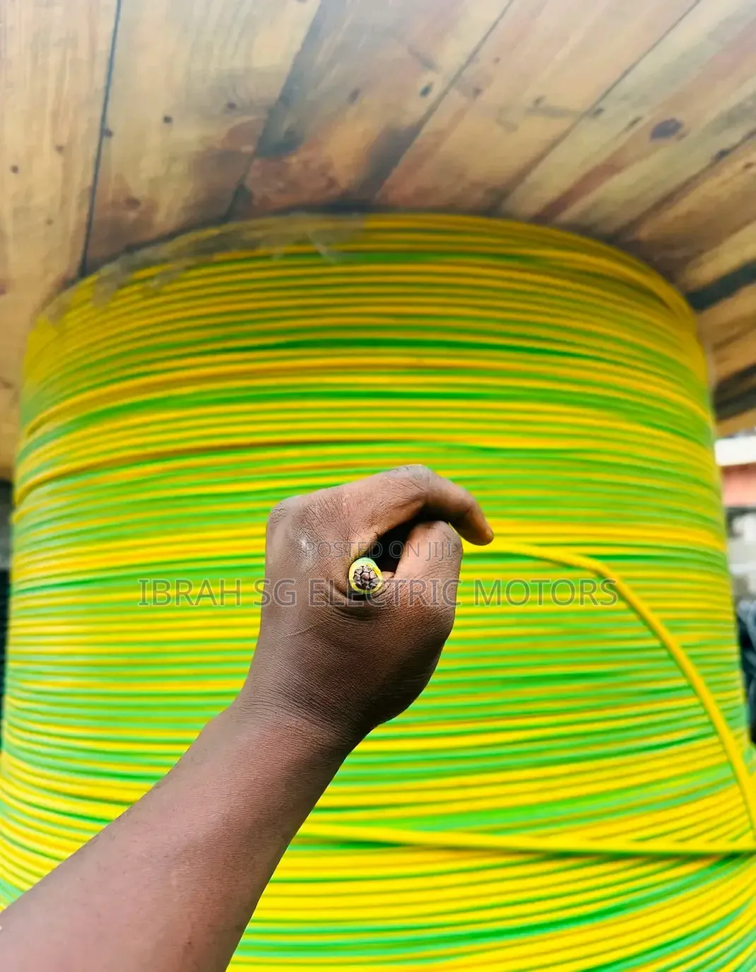 Green Earthing Cables