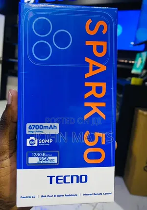 New Tecno Spark 50 128 GB Blue