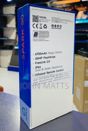 New Tecno Spark 50 128 GB Blue