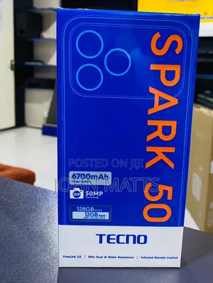 New Tecno Spark 50 128 GB Blue
