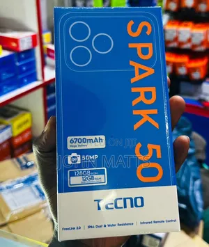 New Tecno Spark 50 128 GB Black