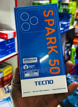 New Tecno Spark 50 128 GB Black