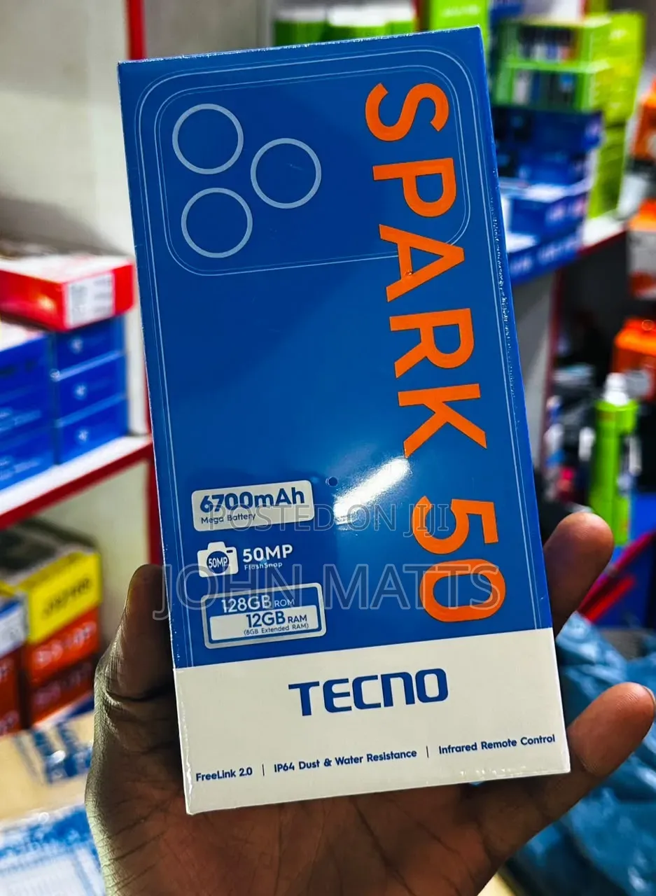 New Tecno Spark 50 128 GB Black